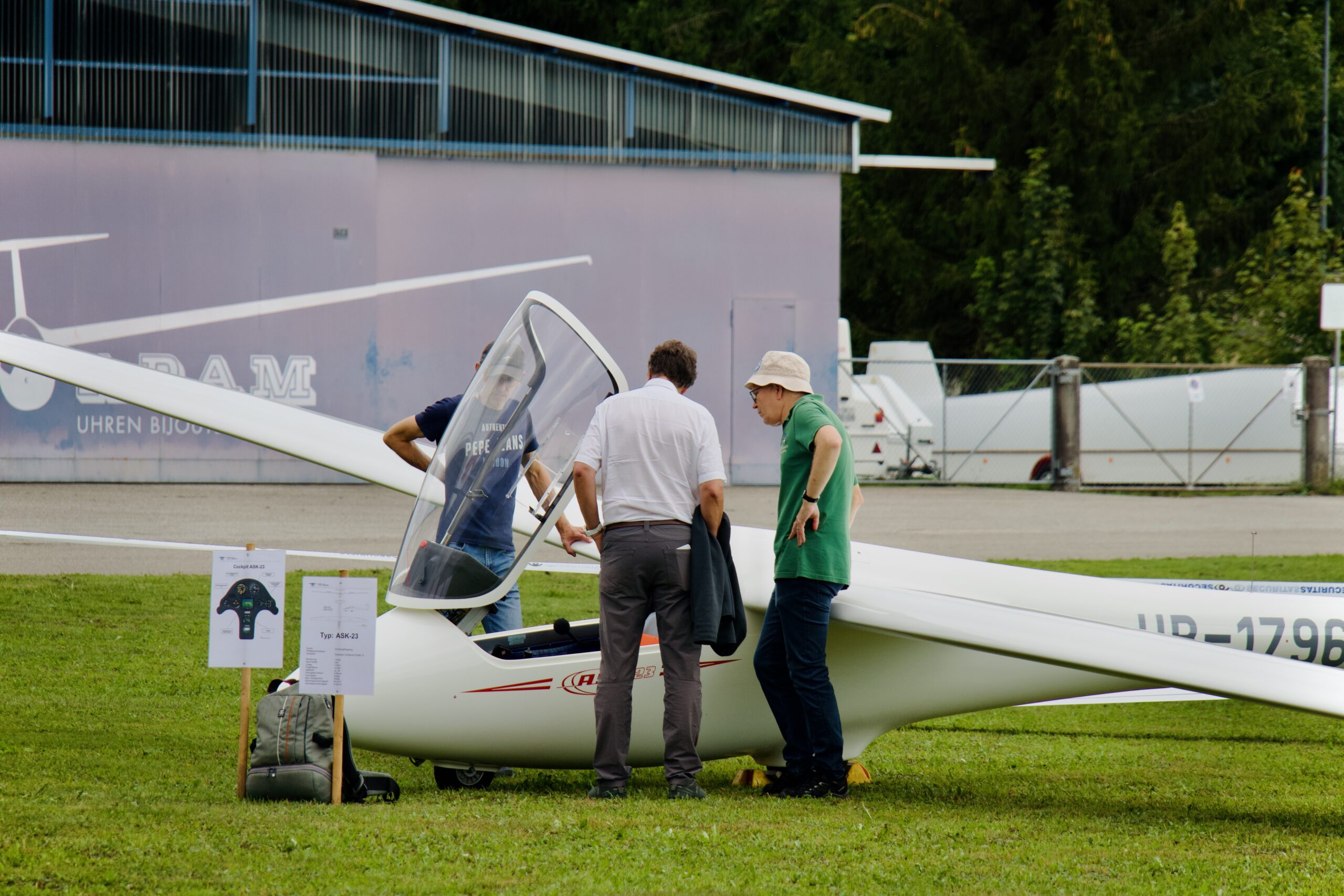 Passagierflüge auf dem Flugplatz Olten Gheid